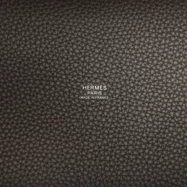 HERMÈS Hermes Picotin Lock 18 Bai Brun Clemence Palladium Hardware | Thumbnail 8 HERMÈS Hermes Picotin Lock 18 Bai Brun Clemence Palladium Hardware | Thumbnail 8