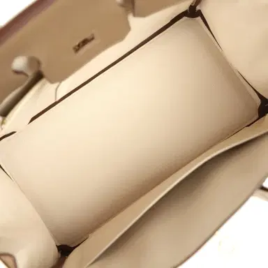 HERMÈS Hermes Special Order (HSS) Birkin 25 Etoupe and Nata Chevre Mysore Permabrass Hardware | Thumbnail 8 HERMÈS Hermes Special Order (HSS) Birkin 25 Etoupe and Nata Chevre Mysore Permabrass Hardware | Thumbnail 8