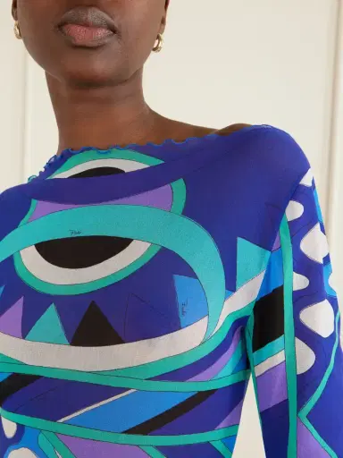 PUCCI Printed Tulle Maxi Dress | Thumbnail 4 PUCCI Printed Tulle Maxi Dress | Thumbnail 4