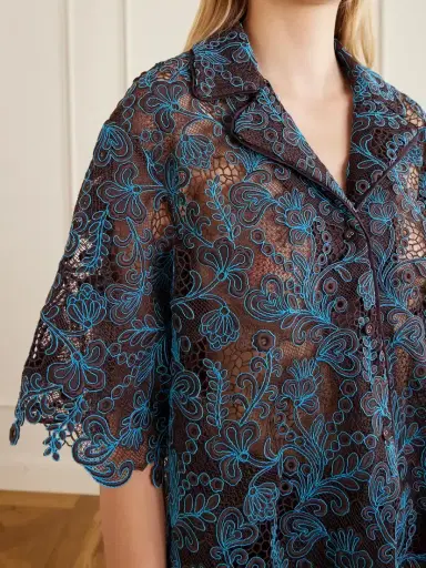 ALÉMAIS Francine Guipure Lace Shirt | Thumbnail 4 ALÉMAIS Francine Guipure Lace Shirt | Thumbnail 4