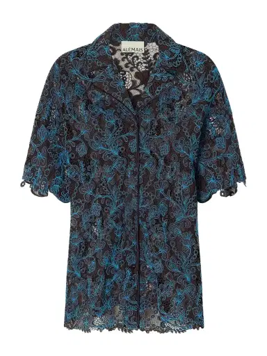 ALÉMAIS Francine Guipure Lace Shirt | Thumbnail 1 ALÉMAIS Francine Guipure Lace Shirt | Thumbnail 1