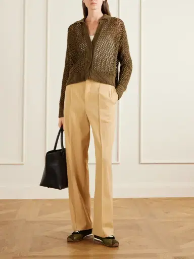 Max Mara Crocheted Cotton Cardigan | Thumbnail 2 Max Mara Crocheted Cotton Cardigan | Thumbnail 2