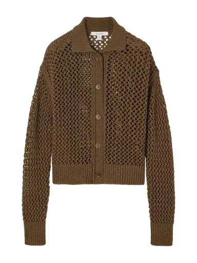 Max Mara Crocheted Cotton Cardigan | Thumbnail 1 Max Mara Crocheted Cotton Cardigan | Thumbnail 1