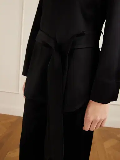 TOTEME Belted Satin Blouse | Thumbnail 4 TOTEME Belted Satin Blouse | Thumbnail 4
