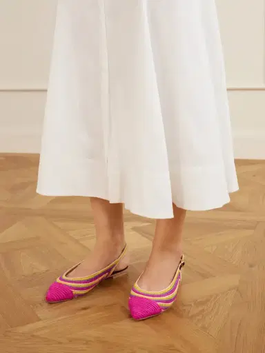 Gabriela Hearst Strength Crocheted-raffia Ballet Flats | Thumbnail 2 Gabriela Hearst Strength Crocheted-raffia Ballet Flats | Thumbnail 2