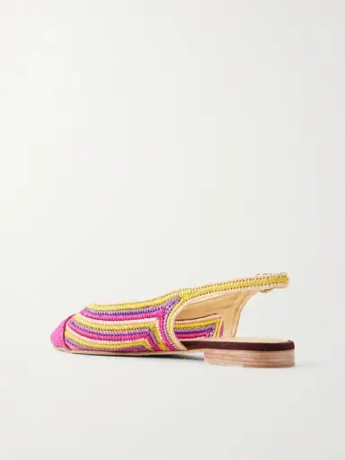 Gabriela Hearst Strength Crocheted-raffia Ballet Flats | Thumbnail 3 Gabriela Hearst Strength Crocheted-raffia Ballet Flats | Thumbnail 3