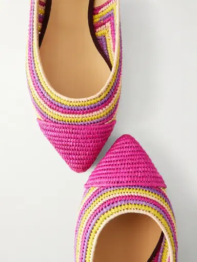 Gabriela Hearst Strength Crocheted-raffia Ballet Flats | Thumbnail 5 Gabriela Hearst Strength Crocheted-raffia Ballet Flats | Thumbnail 5