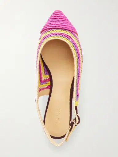 Gabriela Hearst Strength Crocheted-raffia Ballet Flats | Thumbnail 6 Gabriela Hearst Strength Crocheted-raffia Ballet Flats | Thumbnail 6