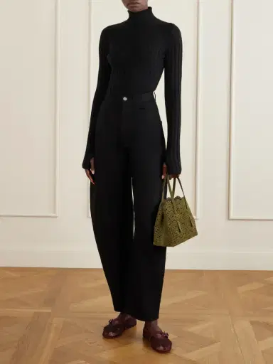 Alaïa Mina Cut-out Suede Tote | Thumbnail 3 Alaïa Mina Cut-out Suede Tote | Thumbnail 3