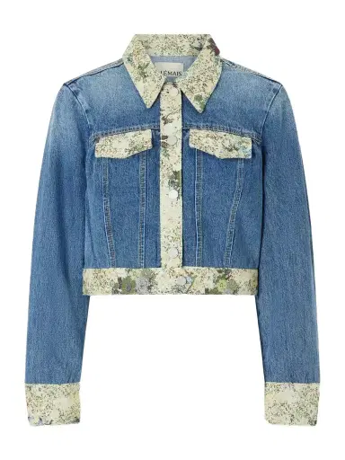 ALÉMAIS Marcel Printed Denim Jacket | Thumbnail 1 ALÉMAIS Marcel Printed Denim Jacket | Thumbnail 1