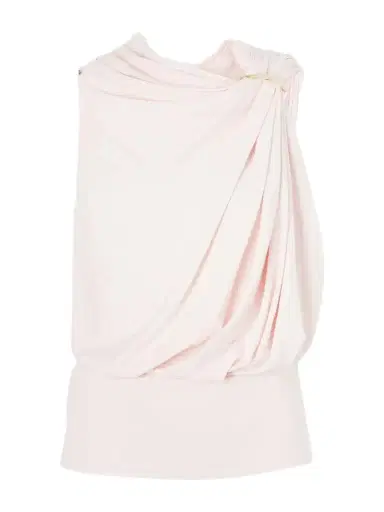 Sportmax Lacuna Embellished Draped Jersey Blouse | Thumbnail 1 Sportmax Lacuna Embellished Draped Jersey Blouse | Thumbnail 1