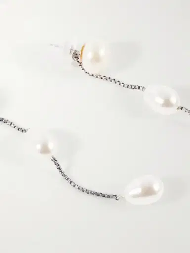 Sophie Buhai Sterling Silver And Pearl Earrings | Thumbnail 3 Sophie Buhai Sterling Silver And Pearl Earrings | Thumbnail 3