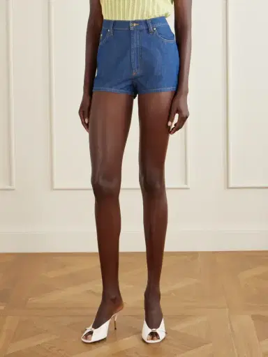 Versace Denim High-rise Shorts | Thumbnail 3 Versace Denim High-rise Shorts | Thumbnail 3