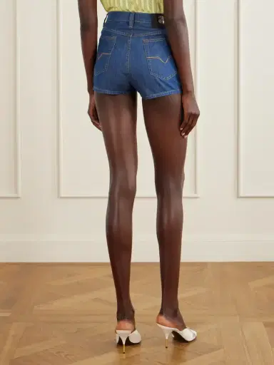 Versace Denim High-rise Shorts | Thumbnail 4 Versace Denim High-rise Shorts | Thumbnail 4