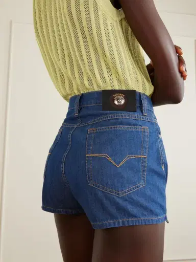 Versace Denim High-rise Shorts | Thumbnail 5 Versace Denim High-rise Shorts | Thumbnail 5