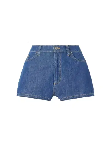 Versace Denim High-rise Shorts | Thumbnail 1 Versace Denim High-rise Shorts | Thumbnail 1