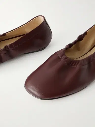 Le Monde Béryl Mica Gathered Leather Ballet Flats | Thumbnail 5 Le Monde Béryl Mica Gathered Leather Ballet Flats | Thumbnail 5