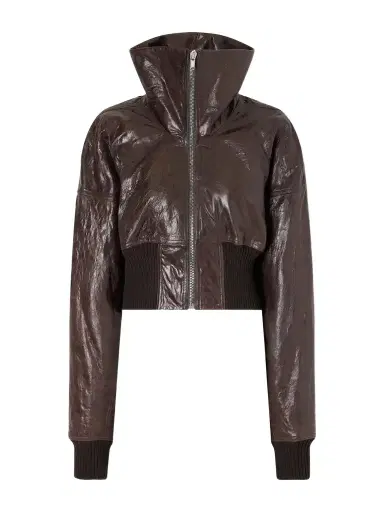 Rick Owens Dracuflight Textured-leather Jacket | Thumbnail 1 Rick Owens Dracuflight Textured-leather Jacket | Thumbnail 1
