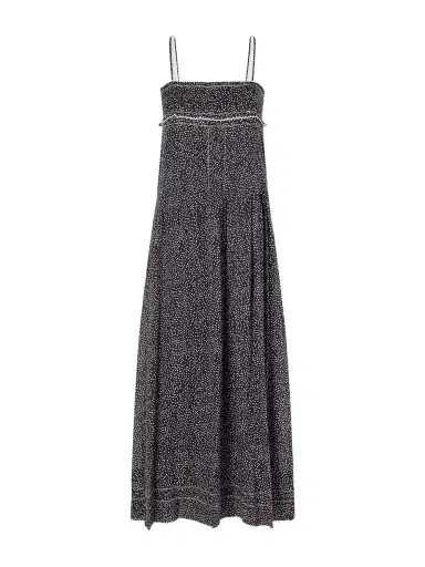 Marant Étoile Demy Printed Cotton Midi Dress | Thumbnail 1 Marant Étoile Demy Printed Cotton Midi Dress | Thumbnail 1