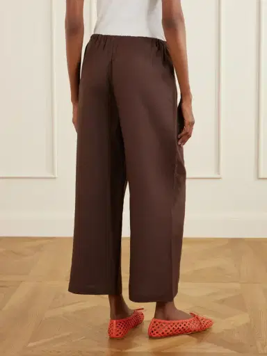Staud Mateo Linen Mid-rise Wide-leg Pants | Thumbnail 4 Staud Mateo Linen Mid-rise Wide-leg Pants | Thumbnail 4