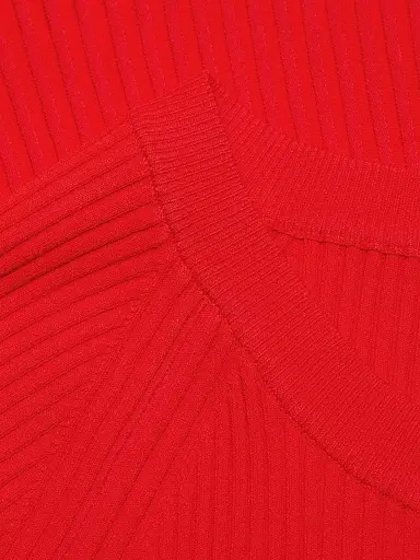 Elie Tahari Women's The Delaney Ribbed Midi-Dress - Red Bliss - Size XS | Thumbnail 7 Elie Tahari Women's The Delaney Ribbed Midi-Dress - Red Bliss - Size XS | Thumbnail 7