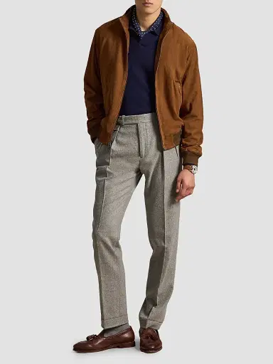 Polo Ralph Lauren Men's Classic Suede Jacket - Pale Russet | Thumbnail 2 Polo Ralph Lauren Men's Classic Suede Jacket - Pale Russet | Thumbnail 2