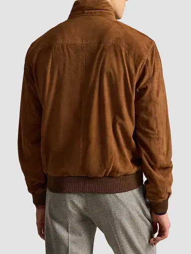 Polo Ralph Lauren Men's Classic Suede Jacket - Pale Russet | Thumbnail 3 Polo Ralph Lauren Men's Classic Suede Jacket - Pale Russet | Thumbnail 3