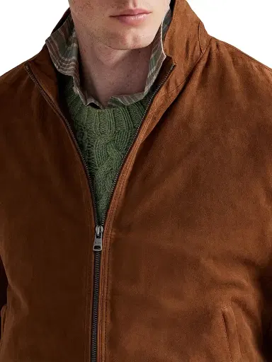 Polo Ralph Lauren Men's Classic Suede Jacket - Pale Russet | Thumbnail 6 Polo Ralph Lauren Men's Classic Suede Jacket - Pale Russet | Thumbnail 6