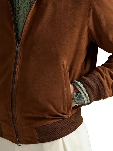 Polo Ralph Lauren Men's Classic Suede Jacket - Pale Russet | Thumbnail 7 Polo Ralph Lauren Men's Classic Suede Jacket - Pale Russet | Thumbnail 7