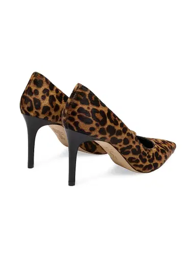 Stuart Weitzman Women's Stuart Power 85MM Leopard-Print Calf Hair Pumps - Classic Lite | Thumbnail 3 Stuart Weitzman Women's Stuart Power 85MM Leopard-Print Calf Hair Pumps - Classic Lite | Thumbnail 3