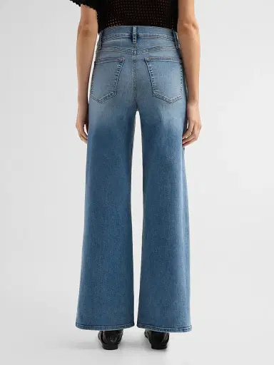 Frame Women's Le Slim Palazzo High-Rise Jeans - Gossamer - Size 32 | Thumbnail 3 Frame Women's Le Slim Palazzo High-Rise Jeans - Gossamer - Size 32 | Thumbnail 3