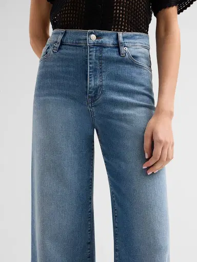 Frame Women's Le Slim Palazzo High-Rise Jeans - Gossamer - Size 32 | Thumbnail 5 Frame Women's Le Slim Palazzo High-Rise Jeans - Gossamer - Size 32 | Thumbnail 5