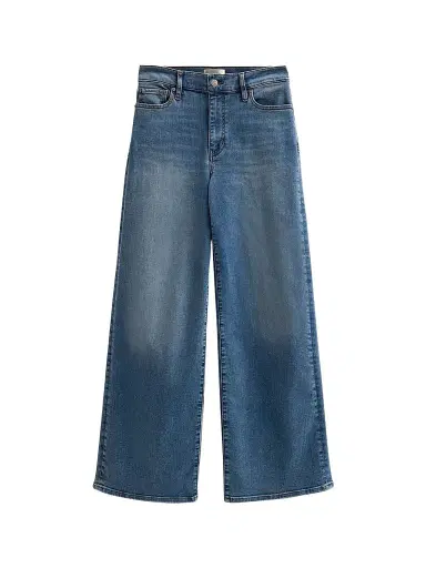 Frame Women's Le Slim Palazzo High-Rise Jeans - Gossamer - Size 32 | Thumbnail 1 Frame Women's Le Slim Palazzo High-Rise Jeans - Gossamer - Size 32 | Thumbnail 1