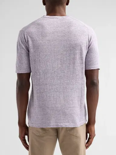 Saks Fifth Avenue Men's Linen Crewneck T-Shirt | Thumbnail 3 Saks Fifth Avenue Men's Linen Crewneck T-Shirt | Thumbnail 3