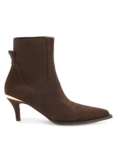Partlow Women's Wilder 60MM Suede Ankle Boots - Moro - Size 10.5 | Thumbnail 1 Partlow Women's Wilder 60MM Suede Ankle Boots - Moro - Size 10.5 | Thumbnail 1