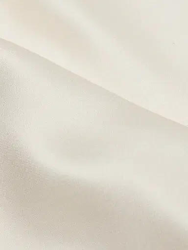 LAPOINTE Women's Satin Caftan Crop Top - Cream | Thumbnail 7 LAPOINTE Women's Satin Caftan Crop Top - Cream | Thumbnail 7