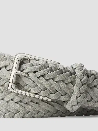 Ralph Lauren Purple Label Men's Braided Suede Belt | Thumbnail 4 Ralph Lauren Purple Label Men's Braided Suede Belt | Thumbnail 4