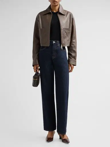 Nanushka Women's Reflections Phebe Leather Jacket | Thumbnail 2 Nanushka Women's Reflections Phebe Leather Jacket | Thumbnail 2