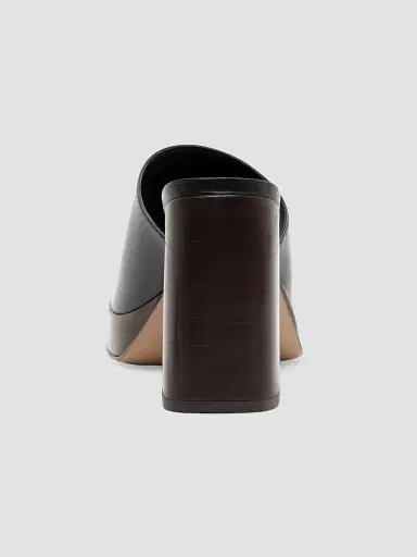 Schutz Women's Rowan 95MM Leather Block-Heel Mules | Thumbnail 4 Schutz Women's Rowan 95MM Leather Block-Heel Mules | Thumbnail 4