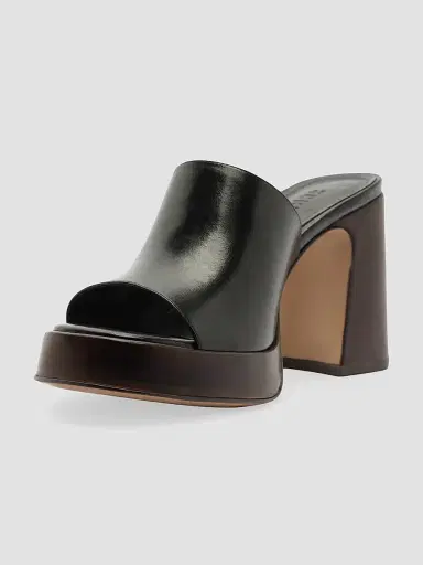 Schutz Women's Rowan 95MM Leather Block-Heel Mules | Thumbnail 5 Schutz Women's Rowan 95MM Leather Block-Heel Mules | Thumbnail 5