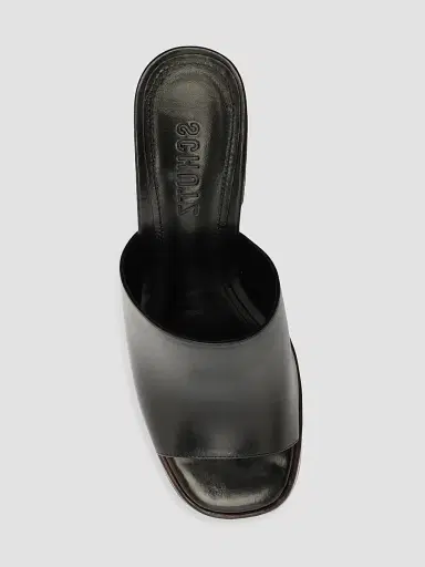 Schutz Women's Rowan 95MM Leather Block-Heel Mules | Thumbnail 7 Schutz Women's Rowan 95MM Leather Block-Heel Mules | Thumbnail 7