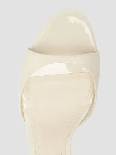 Schutz Women's Scarlett 80MM Patent Leather Slingback Sandals - Sugar White - Size 11 | Thumbnail 8 Schutz Women's Scarlett 80MM Patent Leather Slingback Sandals - Sugar White - Size 11 | Thumbnail 8