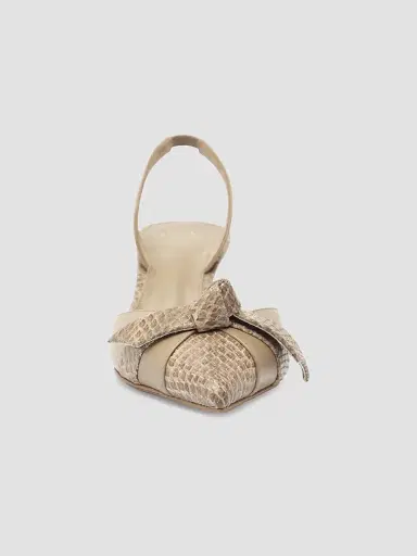 Alexandre Birman Women's Clarita Slingback Cap Toe 60 Pump - Semolina - Size 12 | Thumbnail 6 Alexandre Birman Women's Clarita Slingback Cap Toe 60 Pump - Semolina - Size 12 | Thumbnail 6