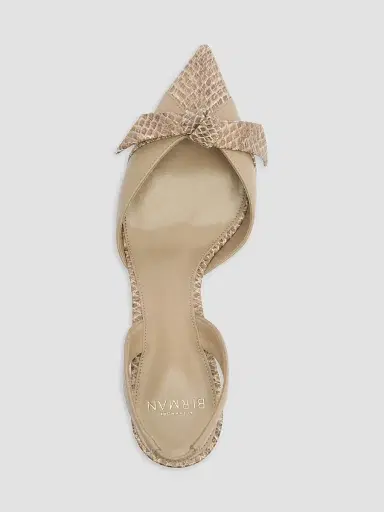 Alexandre Birman Women's Clarita Slingback Cap Toe 60 Pump - Semolina - Size 12 | Thumbnail 7 Alexandre Birman Women's Clarita Slingback Cap Toe 60 Pump - Semolina - Size 12 | Thumbnail 7