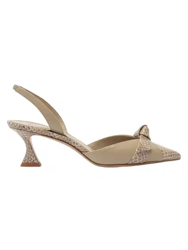 Alexandre Birman Women's Clarita Slingback Cap Toe 60 Pump - Semolina - Size 12 | Thumbnail 1 Alexandre Birman Women's Clarita Slingback Cap Toe 60 Pump - Semolina - Size 12 | Thumbnail 1