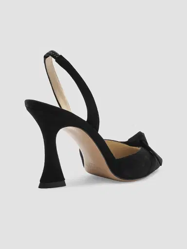 Alexandre Birman Women's Clarita 85MM Suede Slingback Pumps - Black | Thumbnail 3 Alexandre Birman Women's Clarita 85MM Suede Slingback Pumps - Black | Thumbnail 3
