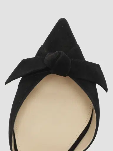 Alexandre Birman Women's Clarita 85MM Suede Slingback Pumps - Black | Thumbnail 8 Alexandre Birman Women's Clarita 85MM Suede Slingback Pumps - Black | Thumbnail 8