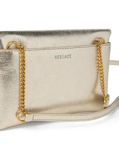 Versace Laminated Leather Crossbody Bag | Thumbnail 3 Versace Laminated Leather Crossbody Bag | Thumbnail 3