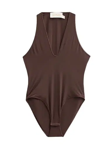 Zimmermann Women's Luna Plunge Bodysuit | Thumbnail 1 Zimmermann Women's Luna Plunge Bodysuit | Thumbnail 1