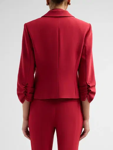 Cinq à Sept Women's Le Petit Khloe Blazer - Berrywine - Size 16 | Thumbnail 3 Cinq à Sept Women's Le Petit Khloe Blazer - Berrywine - Size 16 | Thumbnail 3